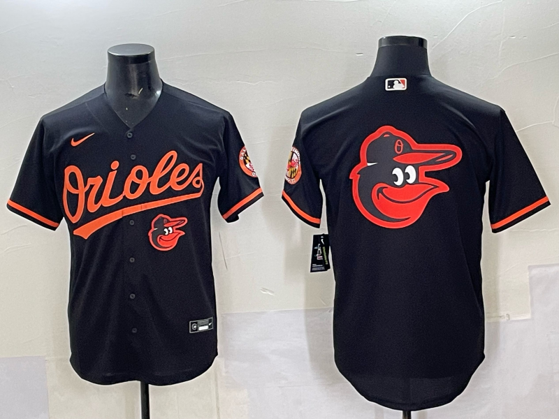 Men 2025 Baltimore Orioles Blank black Nike MLB Jersey style 052
